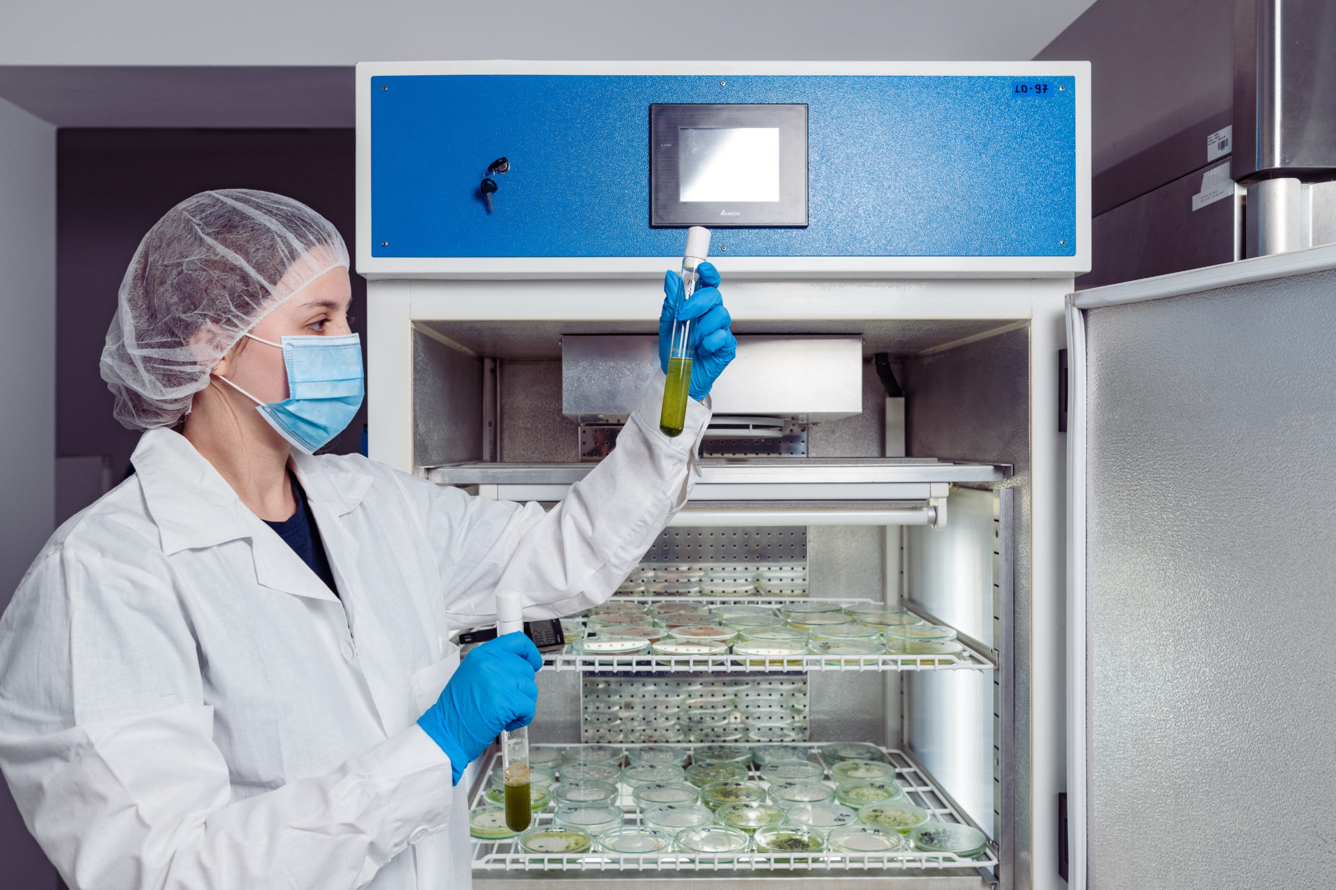 W trakcie badania w Laboratorium Materiałów Budowlanych ITB
